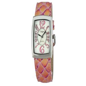 JUSTINA Leather Dress Watch Women Bicolor Watches
